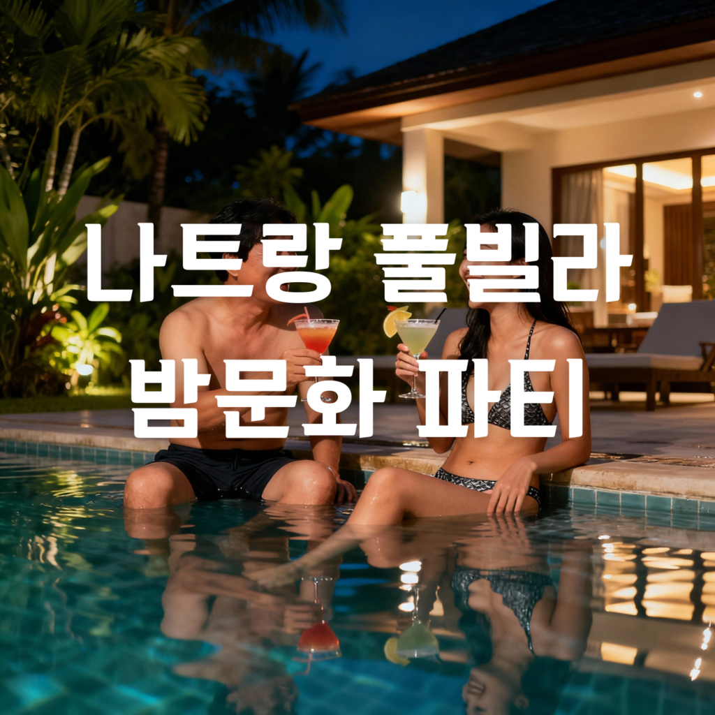나트랑 풀빌라 밤문화 파티